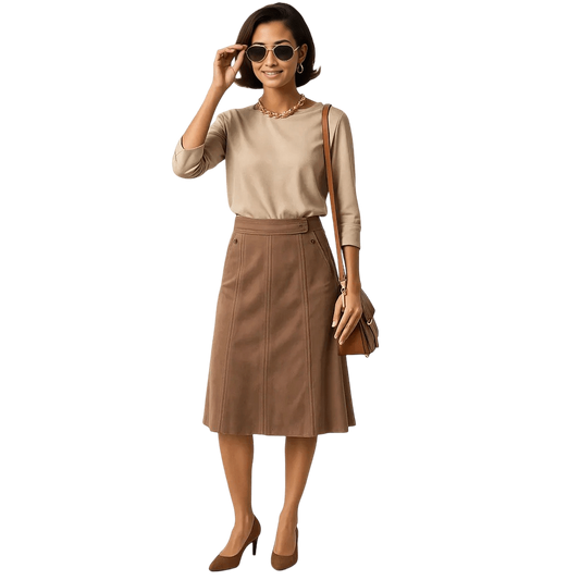 Country Club Suede Skirt