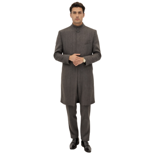 Continental Herringbone Coat