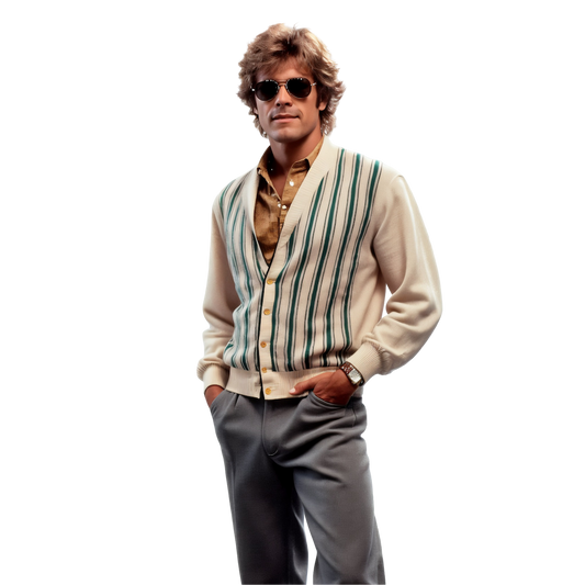 Vinyl Lounge Cardigan