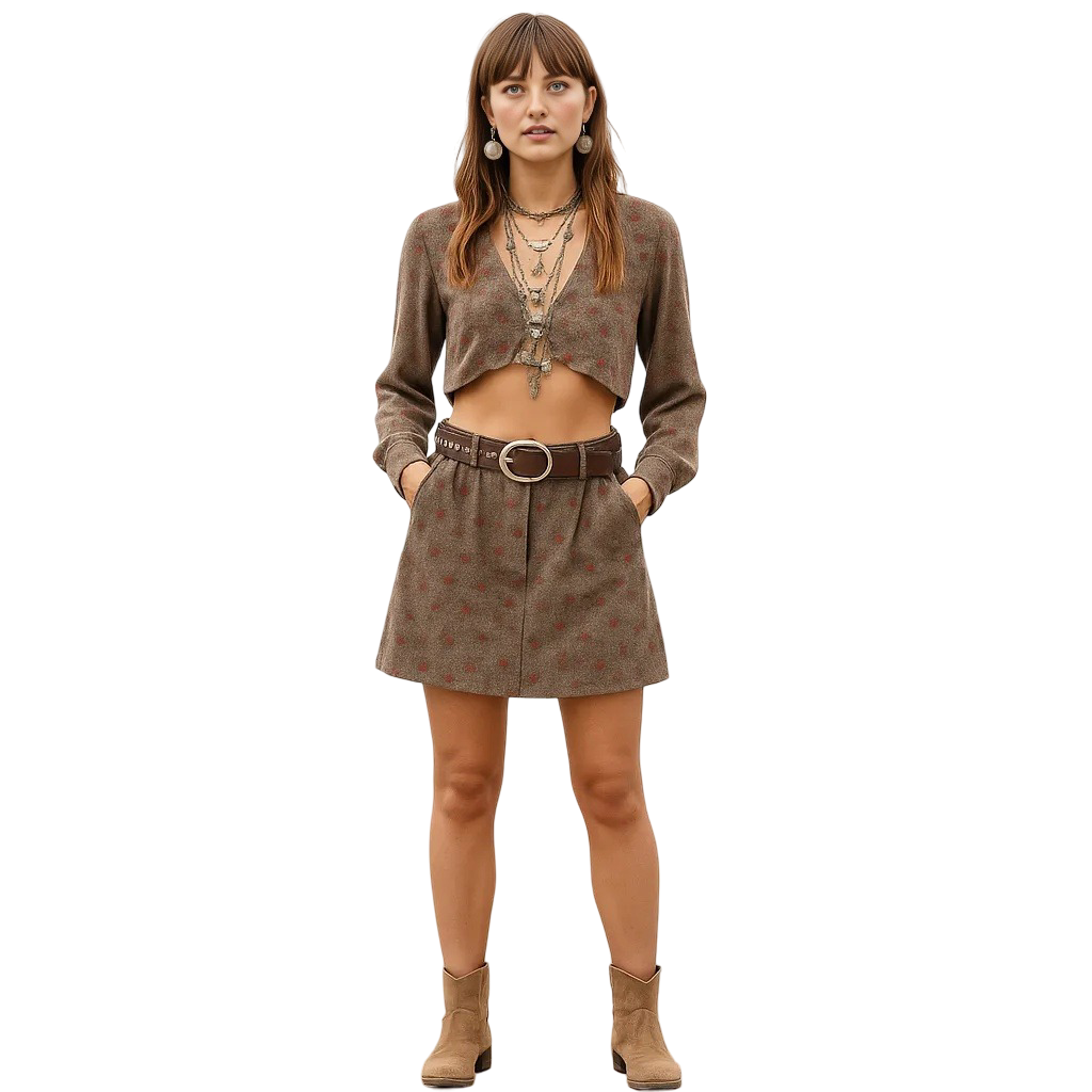 Poetshade Paisley Skirt